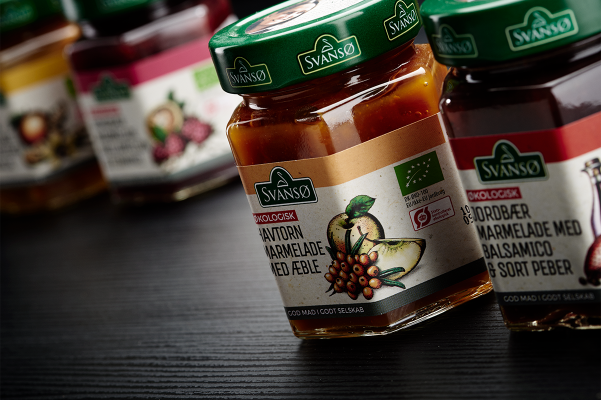 Svansø emballage design af Adtention reklamebureau